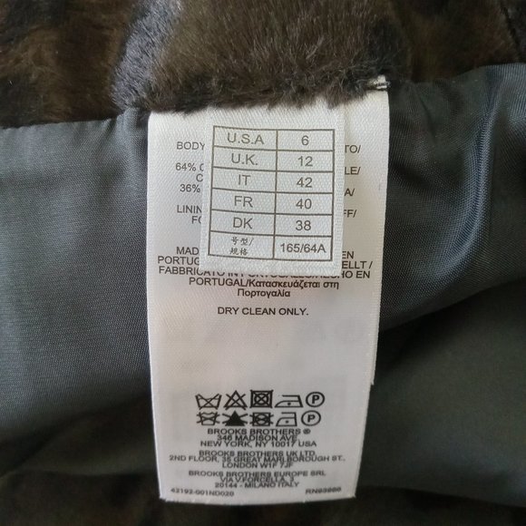 BROOKS BROTHERS | Faux Animal Print Skirt - Picture 10 of 13